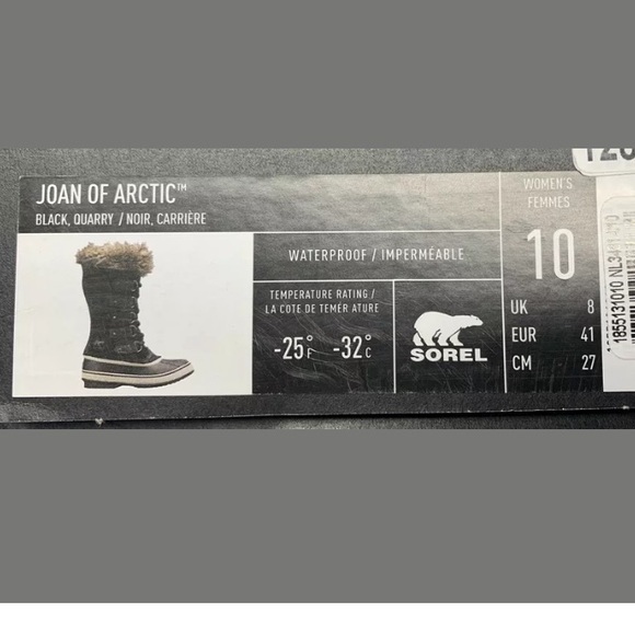 Sorel Women's Joan of Arctic Boots Size 10 - Picture 8 of 8
